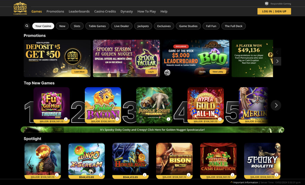 Golden Nugget Online Casino